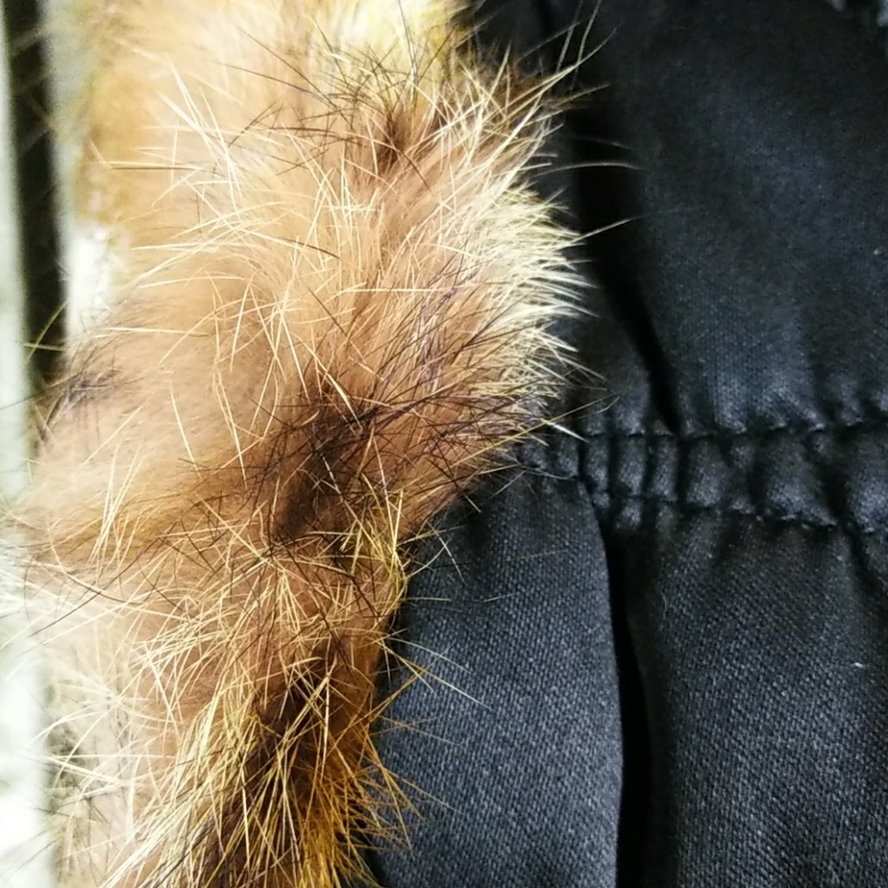 Papaya Rabbit Fur Vest - Picture 6 of 10